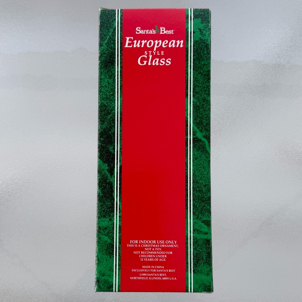 "Santa's Best" Nutcracker European Style, Hand-Blown Glass Christmas Ornament - Picture 9 of 11